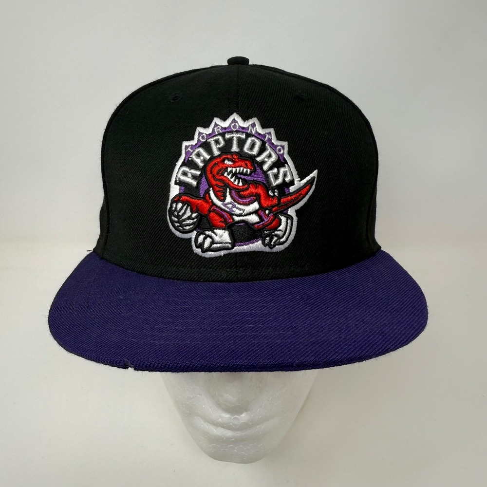 New‎ Era Toronto Raptors NBA Hardwood Classics Fitted Hat Size 7 3/4 100% Wool